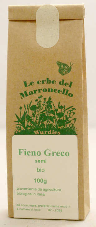 Fieno Greco (Trigonella foenum graecum), semi, bio 100g