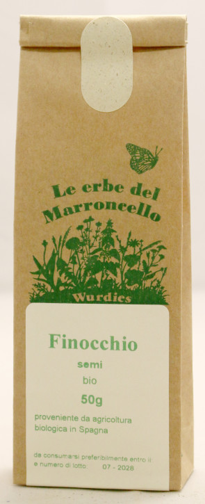 Finocchio (Foeniculum vulgaris), semi, bio 50g