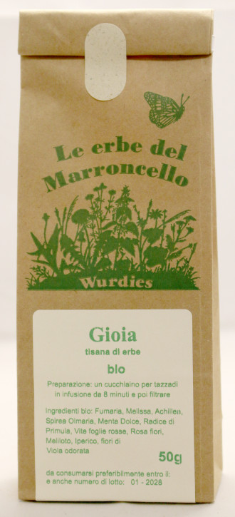 Gioia, bio  tisana leggermente agrodolce 50g